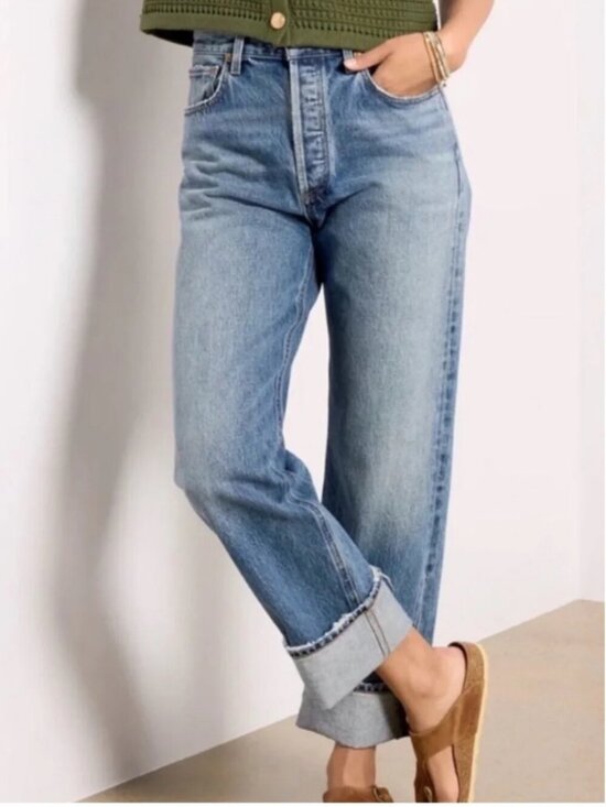 Agolde Denim - AGOLDE Fran Low Slung Straight Jeans Tag 30 Low Waist 36